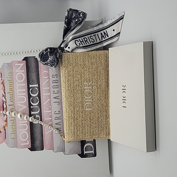 New in Box, Dior Beauty Raffia Bag - Picture 7 of 10